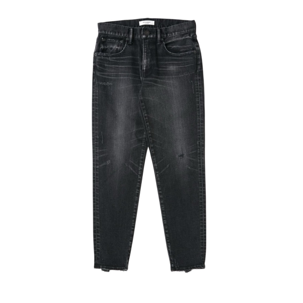 MOUSSY VINTAGE x Barney’s New York Velma Jeans Distressed Tapered Black Size 31
